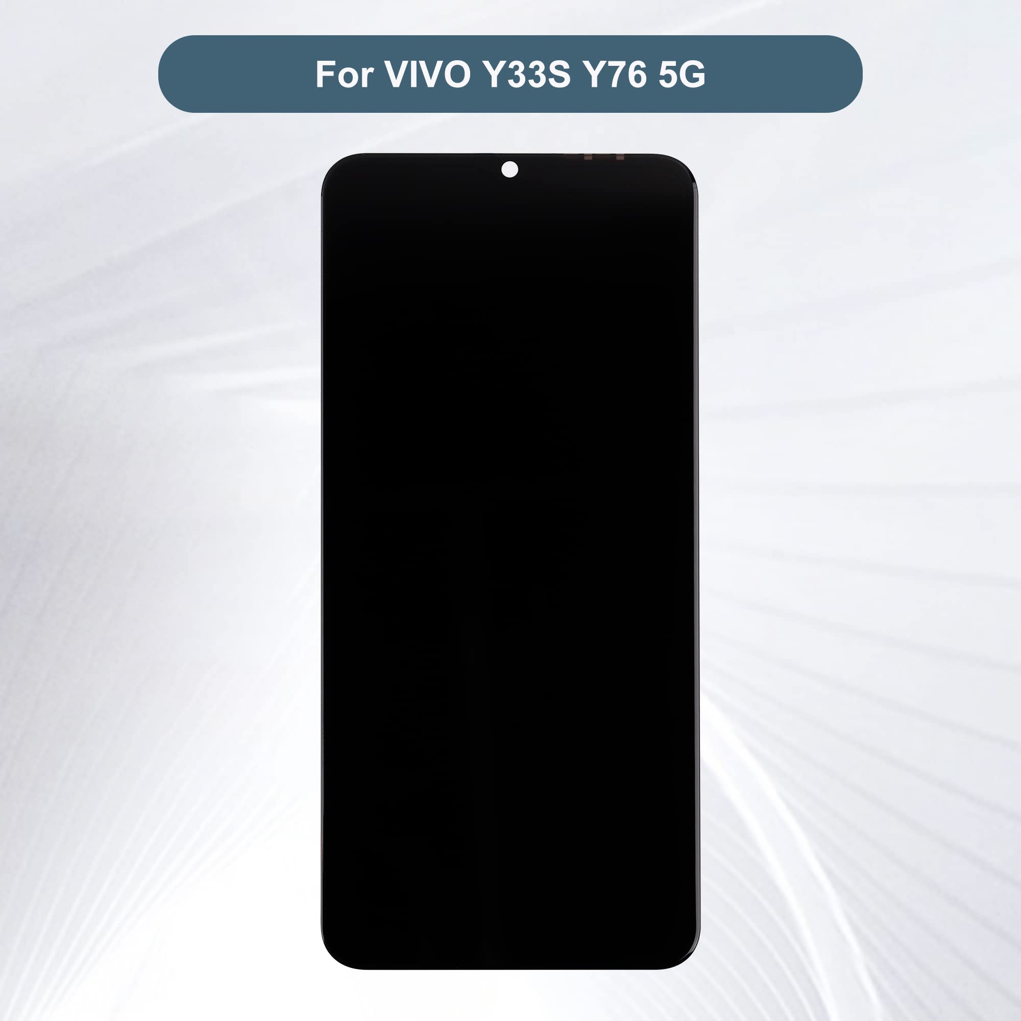 Display di ricambio compatibile con VIVO Y76 5G V2124 &VIVO Y33S 4G 6.58" LCD Display Touch Screen Assembly with Tools