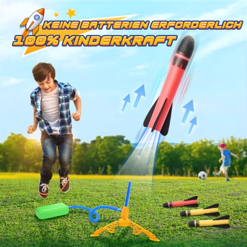 Raketen Spielzeug für Kinder Outdoor Spielzeug Geschenk ab 3-12 Jahre Junge – Ansicht 2