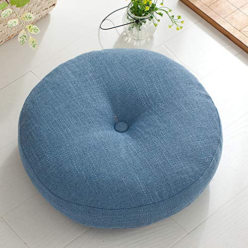 Coussin de siège rond pour chaise de bureau et jardin en coton épais