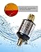 LE LEMATEC Air Compressor Water Separator, Compressed Air Dryer with Drain Valve, Inline Moisture Filter for HVLP Spray Paint Gun, Sand Blaster, Plasma Cutter & Other Air Tools (AI303-C1)