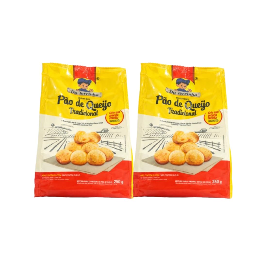 Wondermarket. Pack de 2 Da Terrinha Mezcla de pan de queso tradicional brasileño