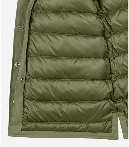 Fjallraven Down Shirt Jacket No.1 W Damen Jacke, Grün (Dark Olive 