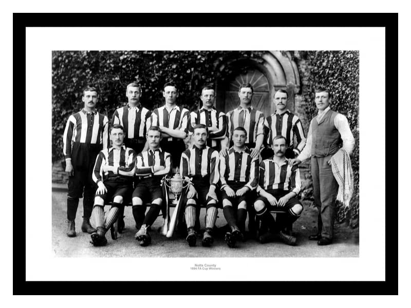 Notts County 1894 FA Cup Winning Team Photo Memorabilia