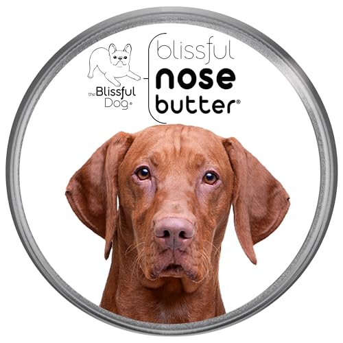 Image of The Blissful Dog Vizsla Nose Butter for Dry, Cracked Skin, Lick-Safe Dog Nose Balm with Moisturizing Shea Butter, Almond, Olive, and Essential Oils, Pet Supplies, Uncented, 4 oz.