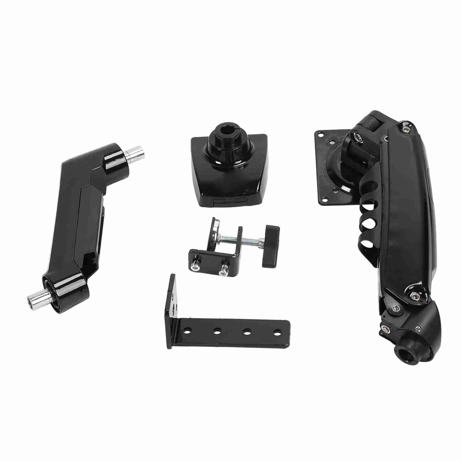 Staffa per Monitor per Computer, Supporto per Braccio per Monitor Singolo per Monitor da 17-30 Pollici Monitor per Computer LCD, 2-9 Kg, Staffa per Montaggio Desktop per Monitor per Impieghi Gravosi C