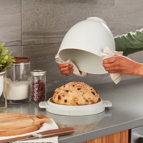 KitchenAid 5 Quart Ceramic Bread Bowl with Lid for all 4.5-5 Quart Tilt-Head Stand Mixers - KSM2CB5BGS