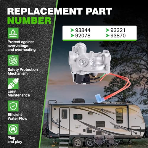Image of RV Water Heater Gas Solenoid Valve Compatible with Atwood 6 & 10 Gallon Water Heaters, Fits GC6AA-10E GC10A-4E G6A-8E G6A-6E, Replaces 93844 93321 92078