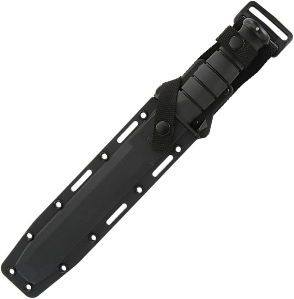 KA-BAR KB1245 Tanto Black W/Leather Sheath