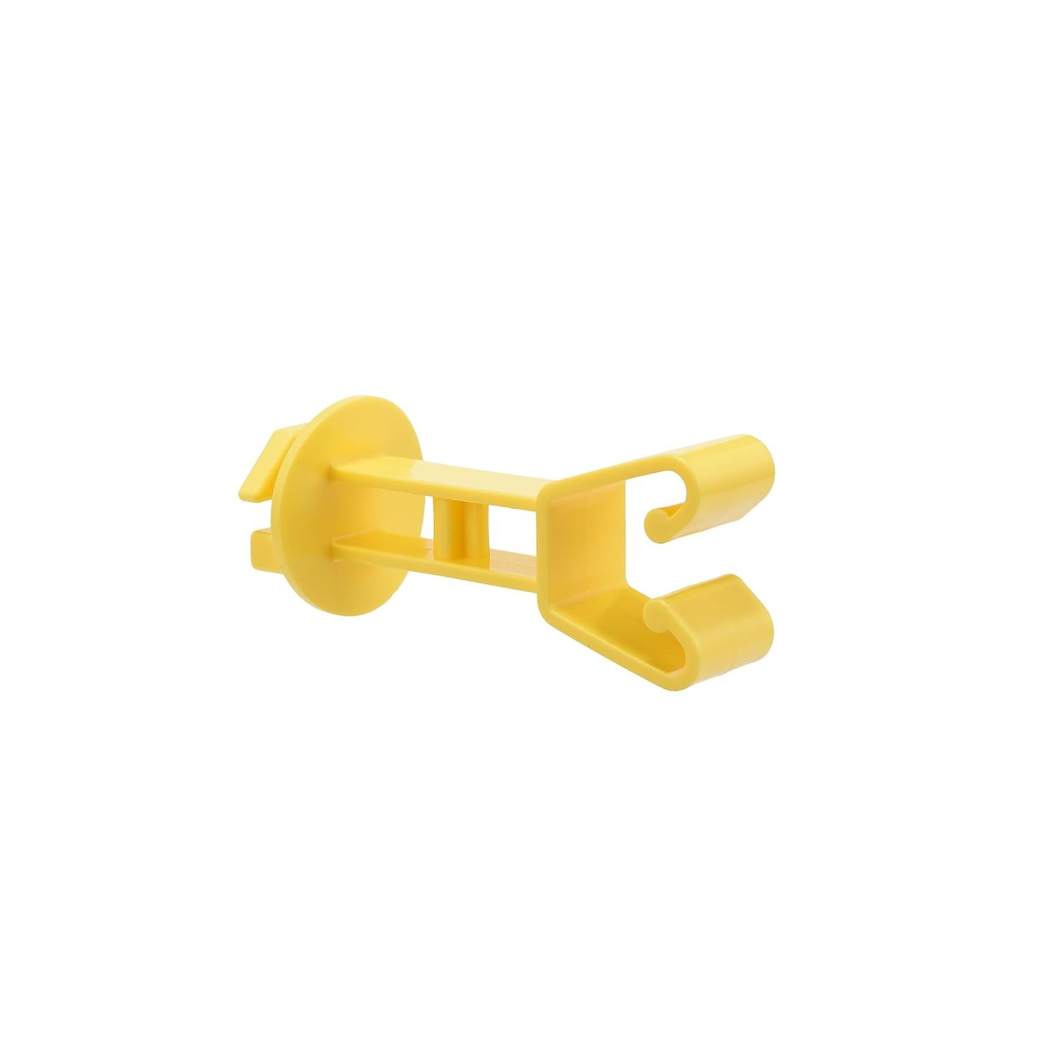 The Insulators for Electric Farm Fence Wire, U Post Extended Electric Fence Insulator (Yellow, 50)