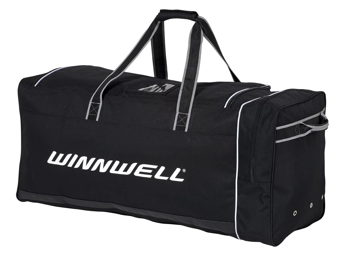 Winnwell Premium Carry Hockey Bag - Equipment Bag with Mulitple Pouches - Great for Carrying Sport Gear