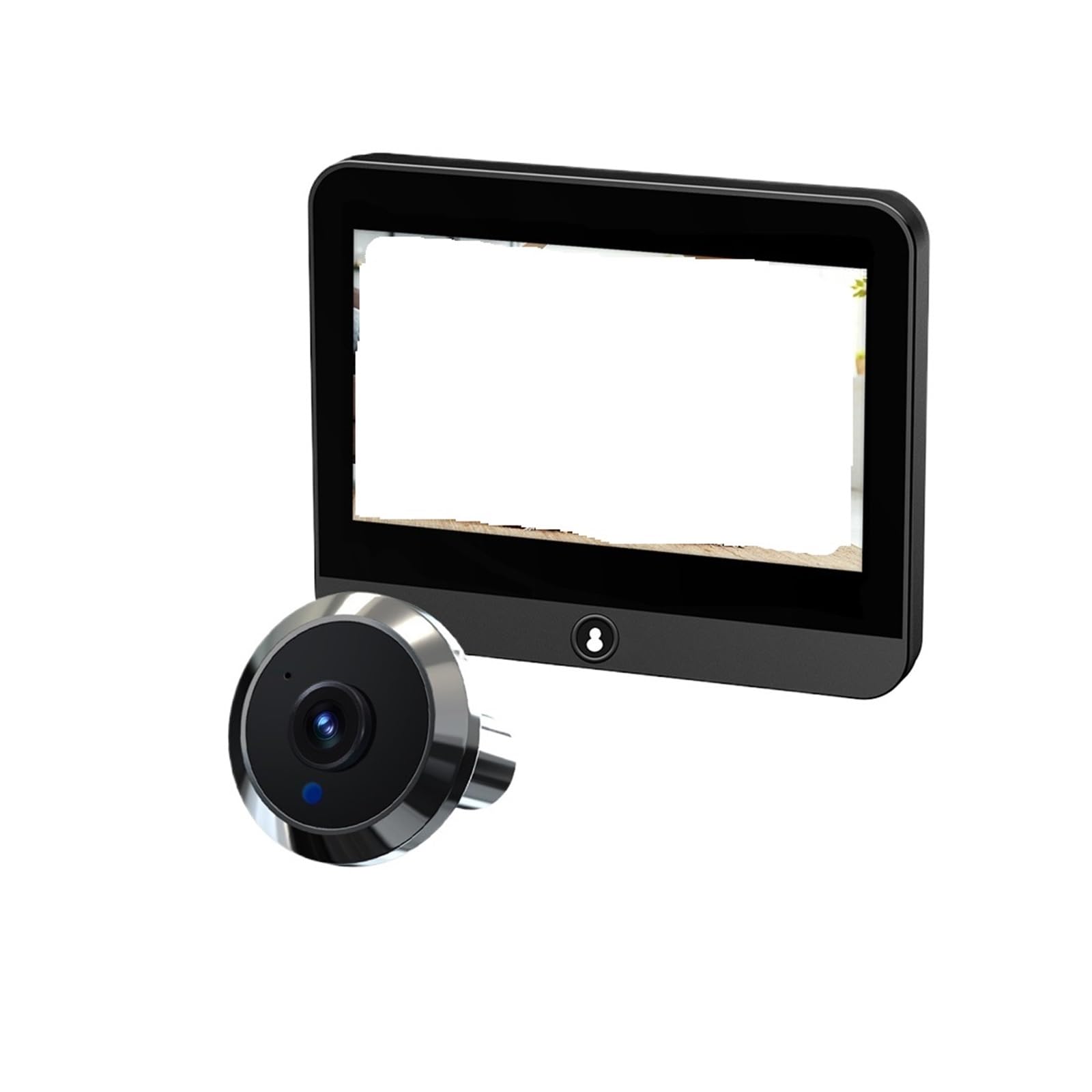 Caméra de porte 1080p avec stockage 32G intégré et grand écran couleur de 4,3 pouces