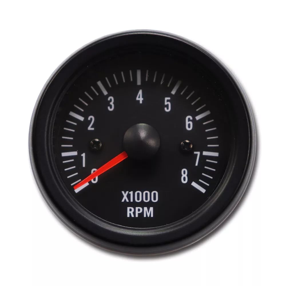 MOTOR METER RACING 2" or 52mm Tachometer Gauge Stainless Bezel 270 Dial Sweep-picture-21