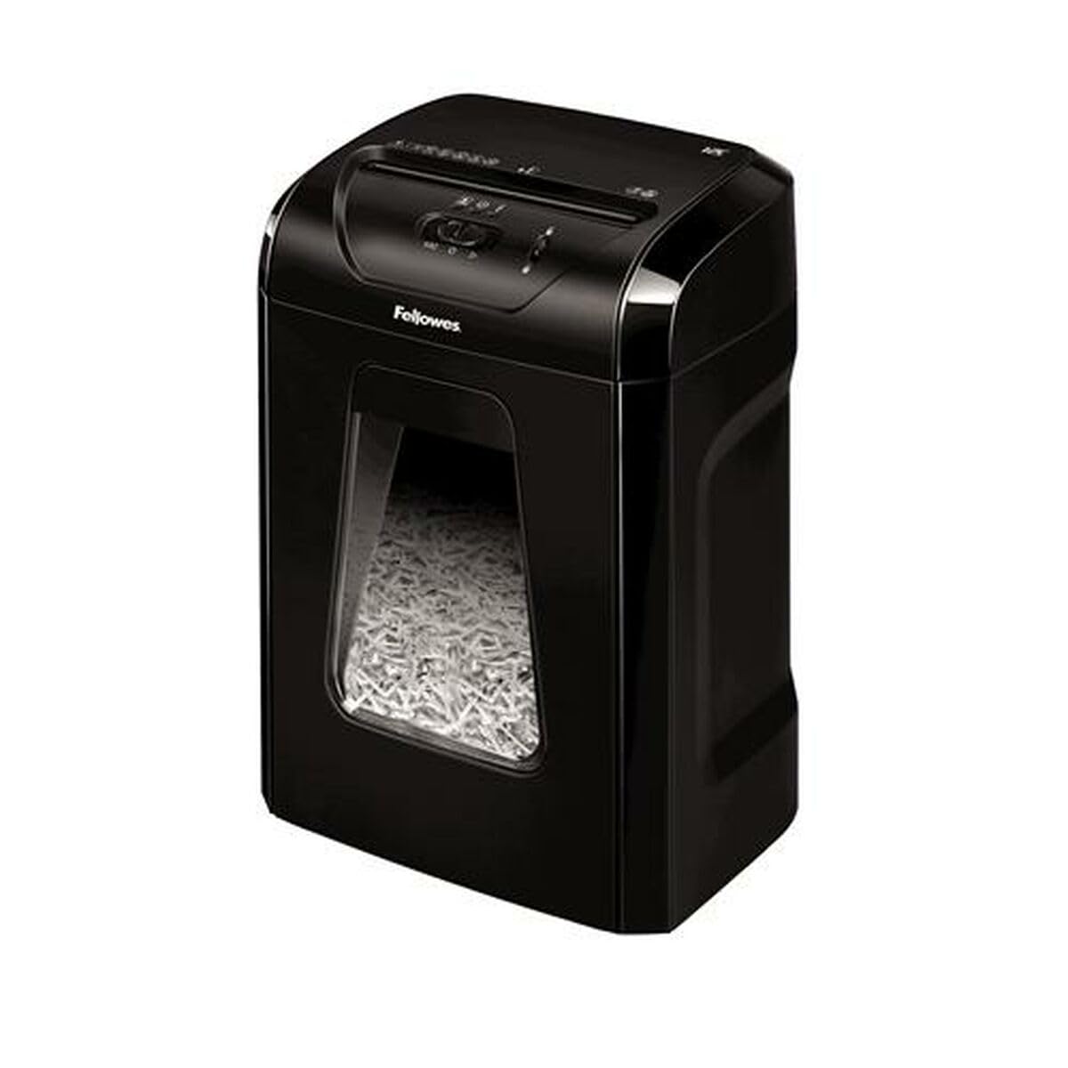 Fellowes 43859732326 Niszczarka do Dokumentów, Czarny, 19 l, kdo 12 Arkuszy