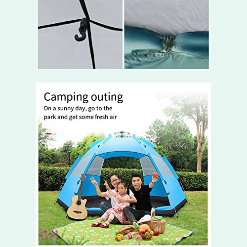 Carpa hexagonal automática para camping familiar 4 personas miniatura 4
