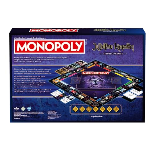 Winning Moves Jujutsu Kaisen Monopoly classic board game is perfect for 2-6 players and makes a great gift for fans aged 14 and up - Image 3