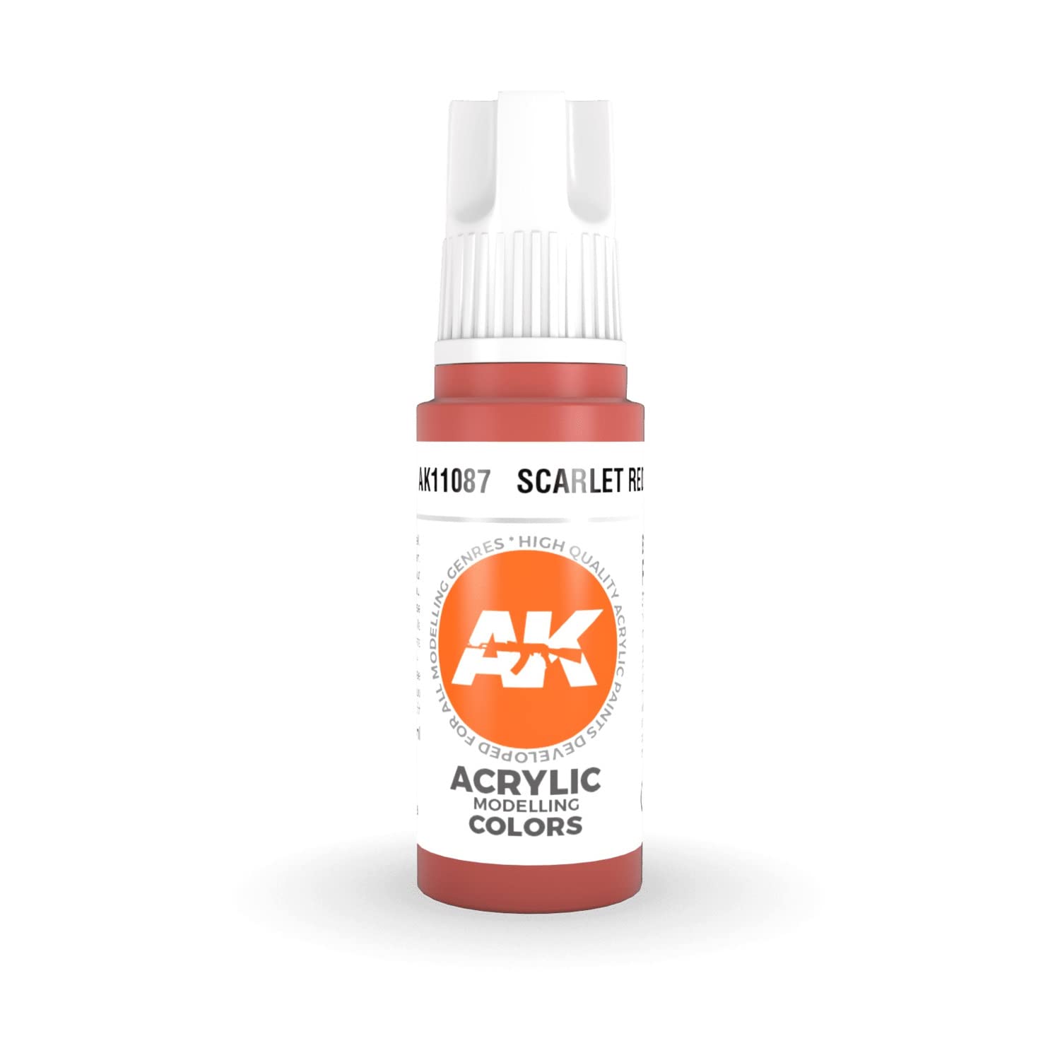 AK Interactive 3rd Gen Acrylic Scarlet Red 17ml