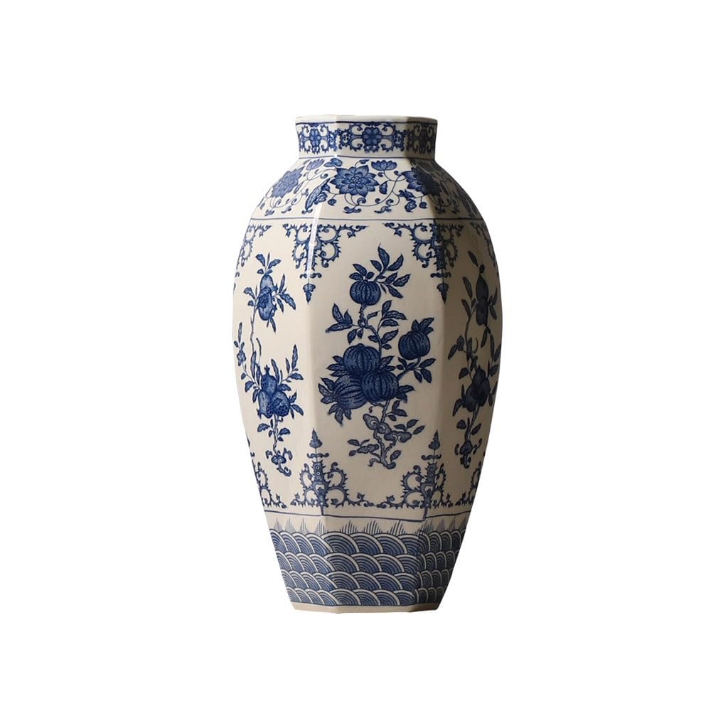 SLEEVE Vases Home Decor Chinese Ceramic Vase Creative Flower Arrangement Ornaments Restaurant Table Entrance Hydroponic Flower Device(A)