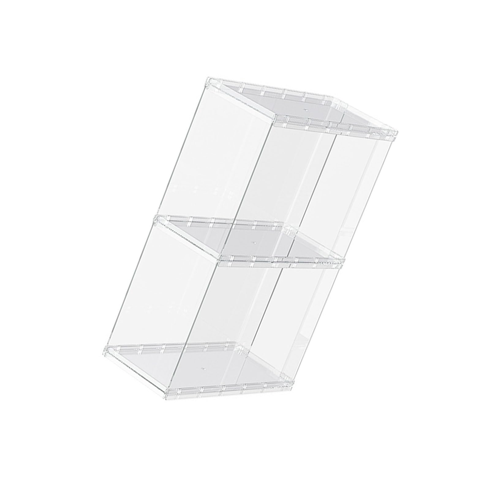 ZEPFJHE Stackable Transparency Purse Storage Box Display Case Space Saving Handbag Organiser for Closet Display Portable Bag Planner