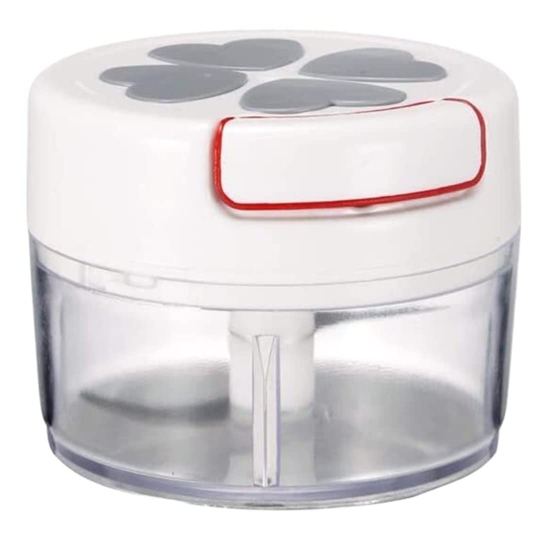 DANNMPX Garlic Tool Manual Garlic Chopper Portable Hand Pull Mincer Blender For Vegetable Nuts Chili Kitchen Cooking(C)