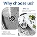 2PCS Stainless Steel Swan Sink Strainer Basket, Sink Strainer Basket, 2024 Multi-Functional Sink Drain Basket Corner Sink Strainer Drain Tools for Food Strainer(4PCS)
