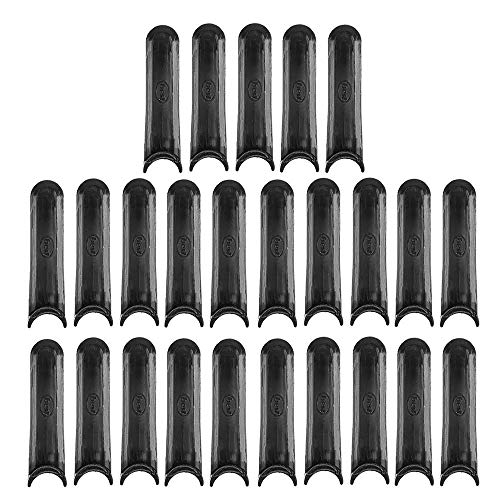 Be82aene 2x0.6 Inch 25Pcs Black Plastic Blade Polymer Blade Cutting Replacement Grass Trimmer Lawnmower Blade sharper and