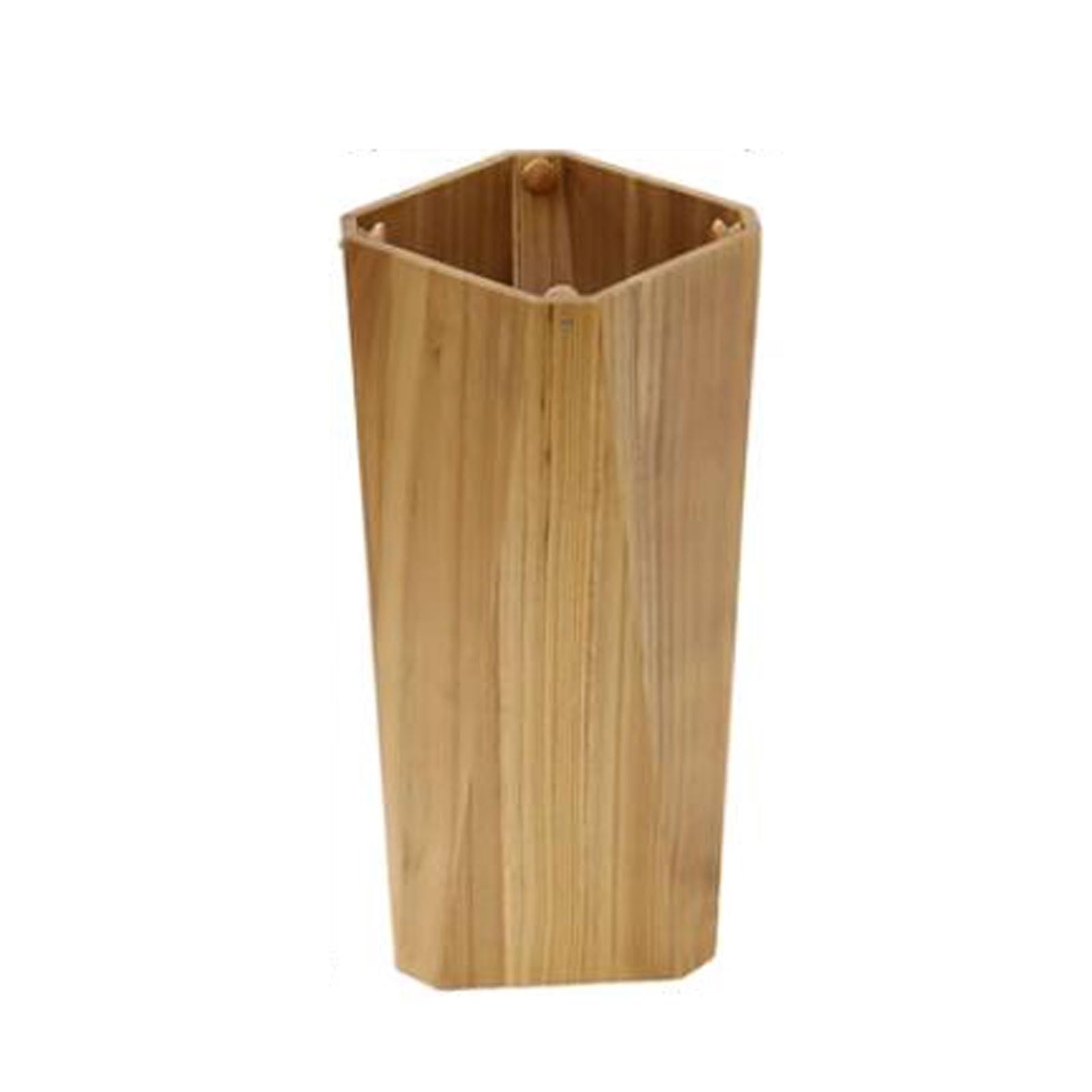 CFY652 Umbrella rack Wood Umbrella Stand Rack with Hooks Inside, Free Standing Holder for Canes Walking Sticks for Entryway, Home, Office Decor Office(Nature)