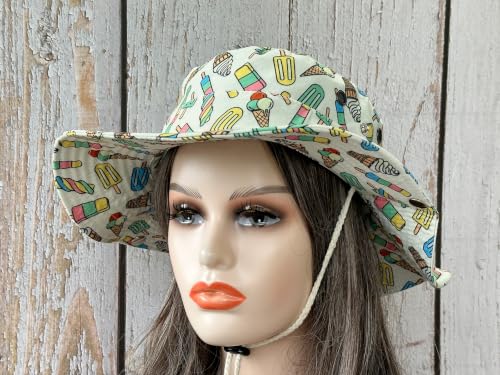 Image of Wide Brim Bucket Hat for Women Girl Men Boy