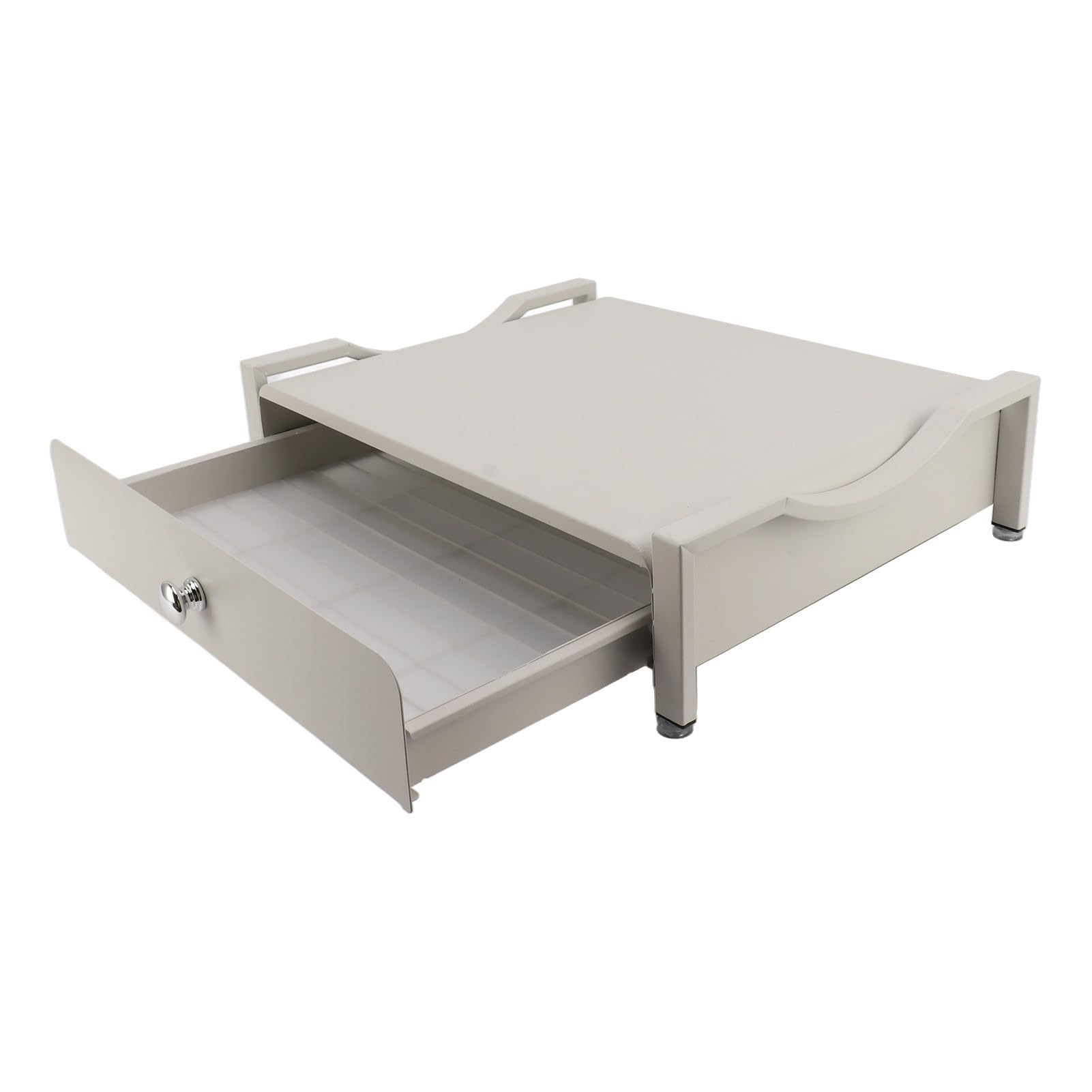 per Cassetto Porta Cialde, Porta Capsule per Organizer per caffè, Installazione Semplice, Design Elegante, Struttura in Acciaio Al Carbonio, Cassetto Porta Capsule per (Bianco S)
