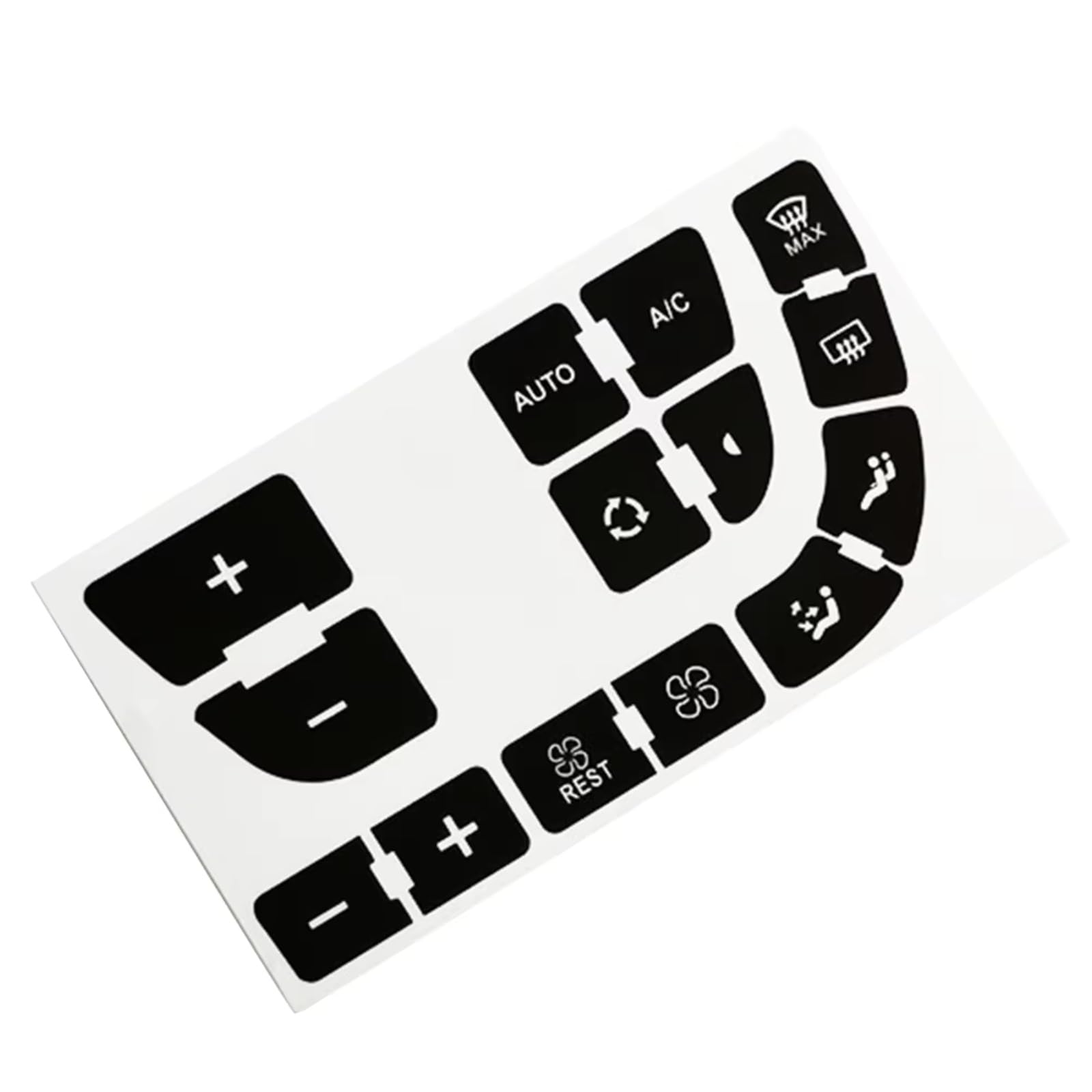 Car Switch Cover Compatible with C&itroen for C4 for Grand for Picasso Car Interior Button Repair Sticker Decal Air Conditioning Panel Repair Button Sticker