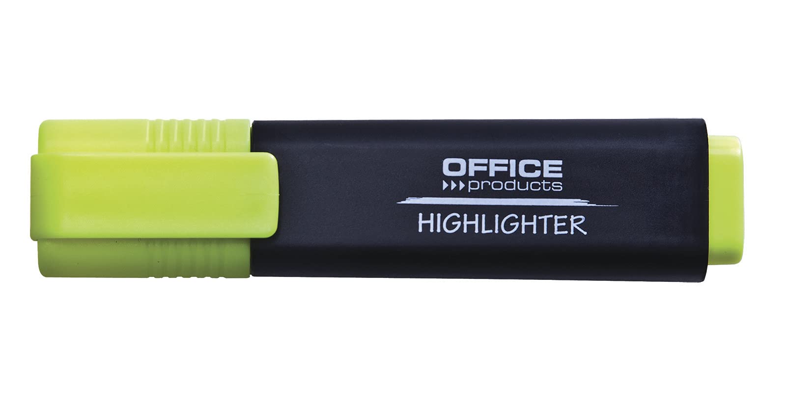 OFFICE PRODUCTS - Rotuladores fluorescentes (10 unidades, tinta no tóxica, punta biselada, /grosor de trazo 1-5 mm), color amarillo