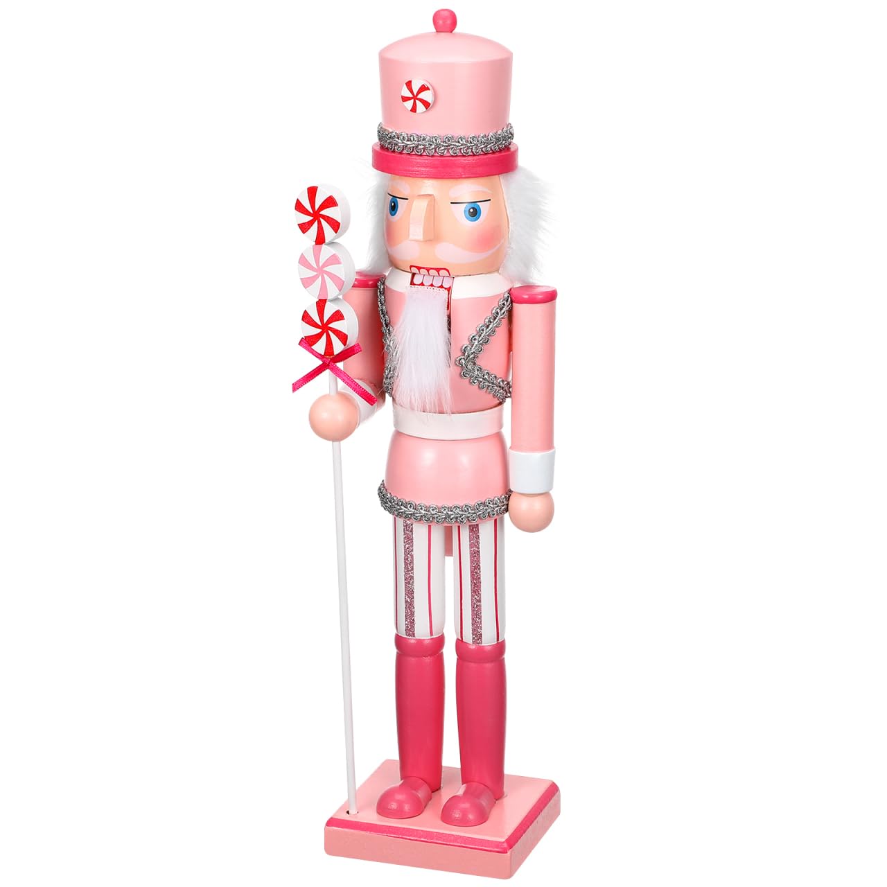 TOPBATHY Weihnachtsornamente, Nussknacker, Weihnachtsdekoration, Nussknacker, Figur aus Holz, für Zuhause