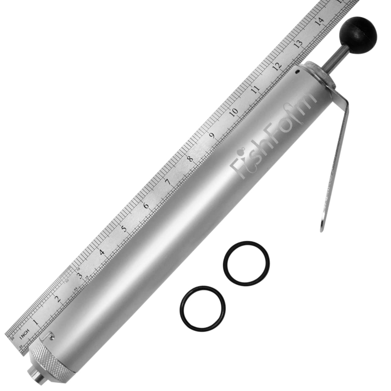 Inyector de aluminio para cebo de plastisol de plástico suave, forma señuelo de pesca, 7 onzas y 9.5 onzas