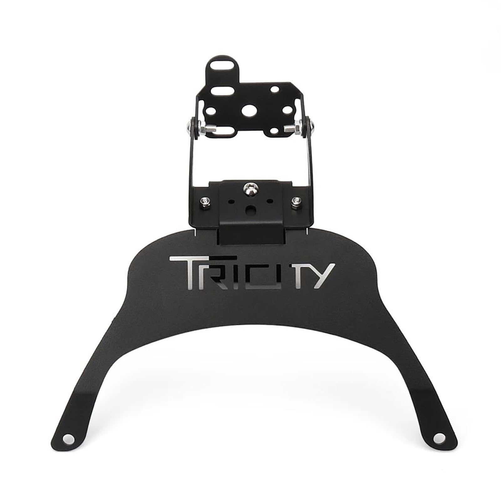 Soporte De Navegación para Teléfono Móvil Inteligente con GPS Motocicleta para Y&amaha Tricity, Soporte De Carga Inalámbrica Frontal TRICITY Electrónica Soportes(Negro3)