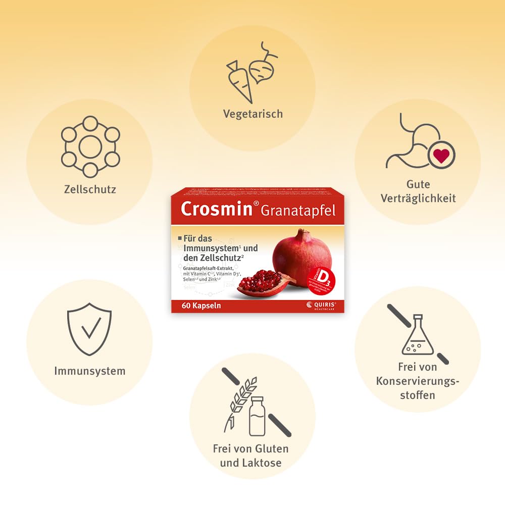 Extrakt für Immunsystem und Zellschutz*, mit Vitamin C plus Zink, Vitamin D3 & Selen, hochdosiert, für Vegetarier geeignet, 180 Kapseln