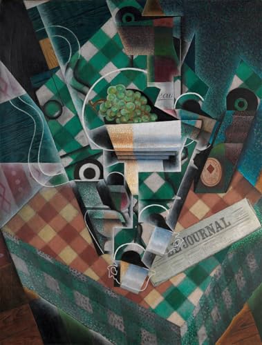 Tableau Juan Gris nappe à carreaux pour sublimer le design mural de votre salon moderne