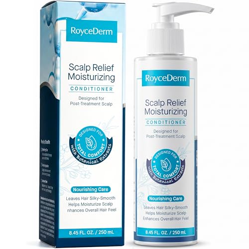 Roycederm Scalp Care Conditioner for Dry, Itchy & Flaky Scalp - Hydrating Formula for Oily Hair & Dandruff-Prone - Daily Moisturizing & Balancing Hair Conditioner