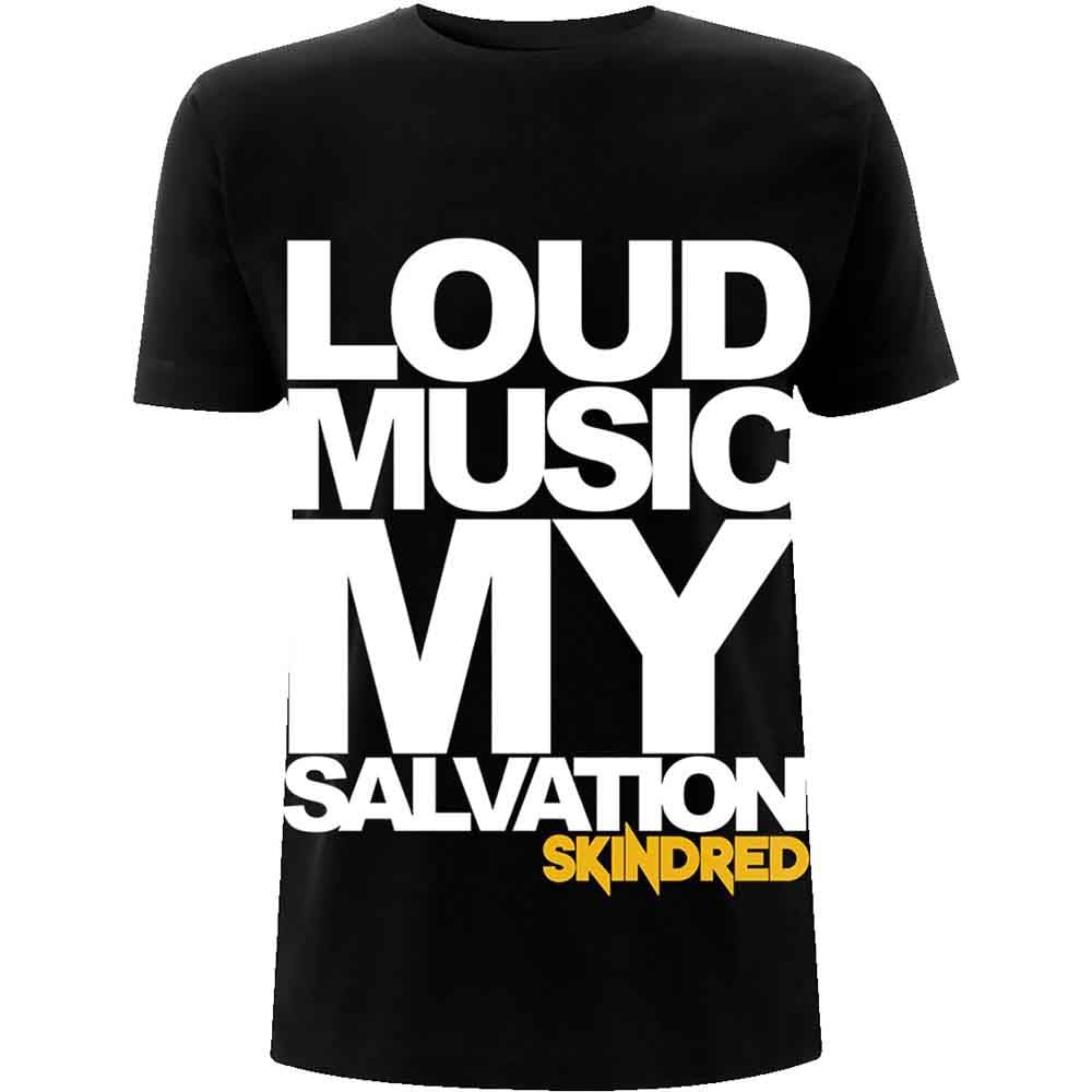 Skindred T Shirt Loud Music Band Logo Official Mens Black L