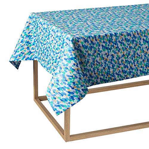 Mantel antimanchas Bassetti Time rectangular 6 8 12 plazas puro algodón resinado 8 POSTI cm 140 x 220 Contrast Col. 3