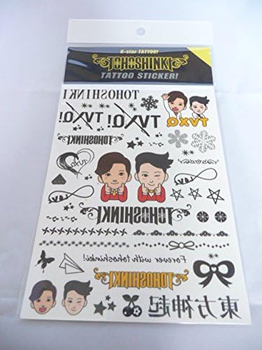 Amazon 韓国 K Pop 東方神起 タトゥー ステッカー アイドル 芸能人グッズ 通販 Amazon 韓国 K Pop 東方神起 タトゥー ステッカー アイドル 芸能人グッズ 通販