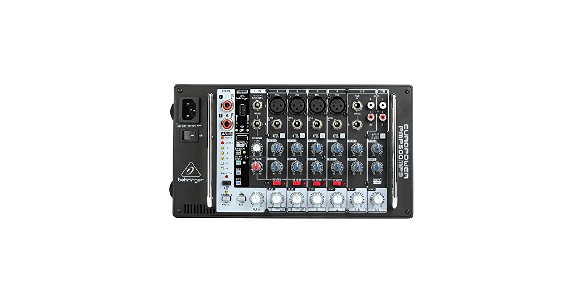 Amazon.com: Behringer PMP500MP3 8-channel 500W Powered Mixer