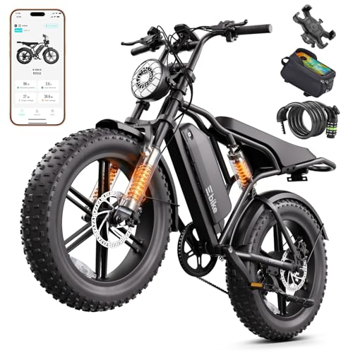 Image of TS TST GRP LLC lectric Bike for Adults,Peak 1500W Motor Retro Ebike,20 inchx 4.0 inch Fat Tire E Bike,48V 15Ah Removable Battery,Dual Suspension,for City Commuting,Mountain