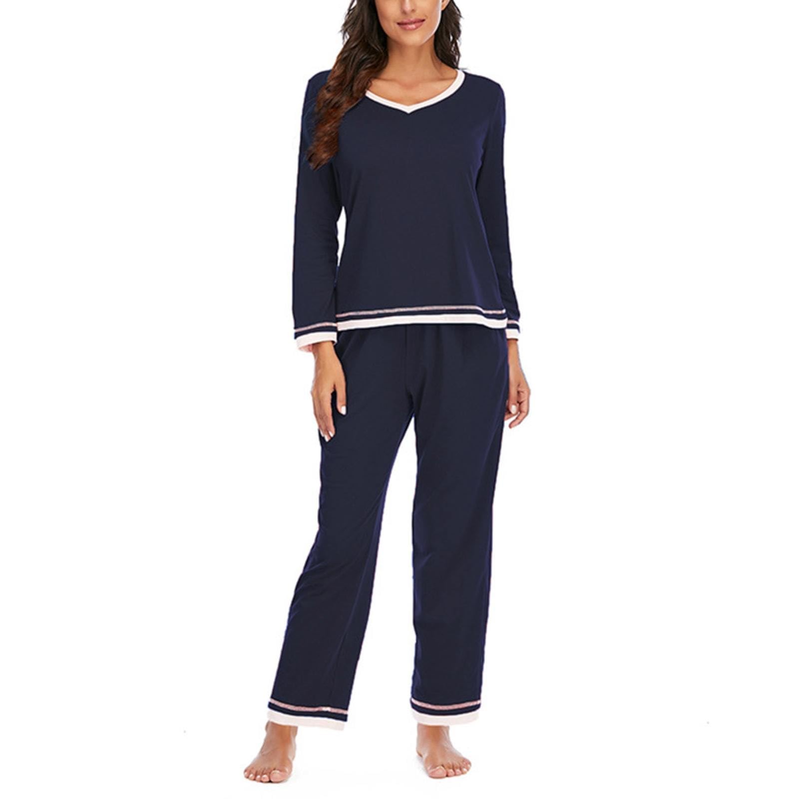 Casual da Donna Set Estivo con Camice Paziente Pigiama Nonna Pigiami Cotone Leggero Curvy Mamma E Abbigliamento Casa Lungo Aperto Davanti Pyjamas for Women Pantalone XXXL Mezza Stagione