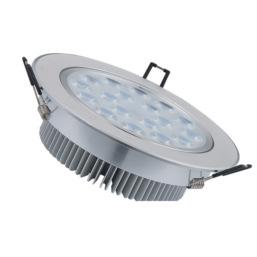 YXLMAONY Outdoor Lights LED Ceiling Lamp Store Mall Corridor Aisle Decor Spots Anti-Glare Recessed Lighting Fixture with Driver Grille Panel Lamp Downlight Integrated Work Light