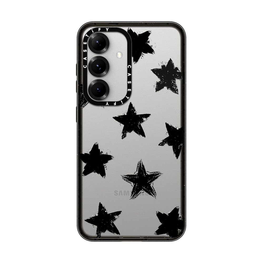 Impact Samsung Galaxy Case [MIL Compliant (4x MIL-STD-810G) / Clears Drop Test from 2.5m] - Star Marks - Black