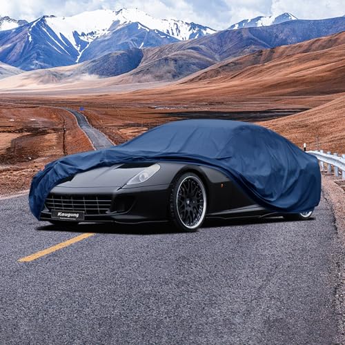 Image of Kaugung Heavy Duty Car Cover Custom Fit Ferrari 599 (2006-2012),Waterproof All Weather Resistant Outdoor Sun Rain Dust Snow Protection with Anti-Theft Lock.(USA Warehouse,Within 3-7 Days)