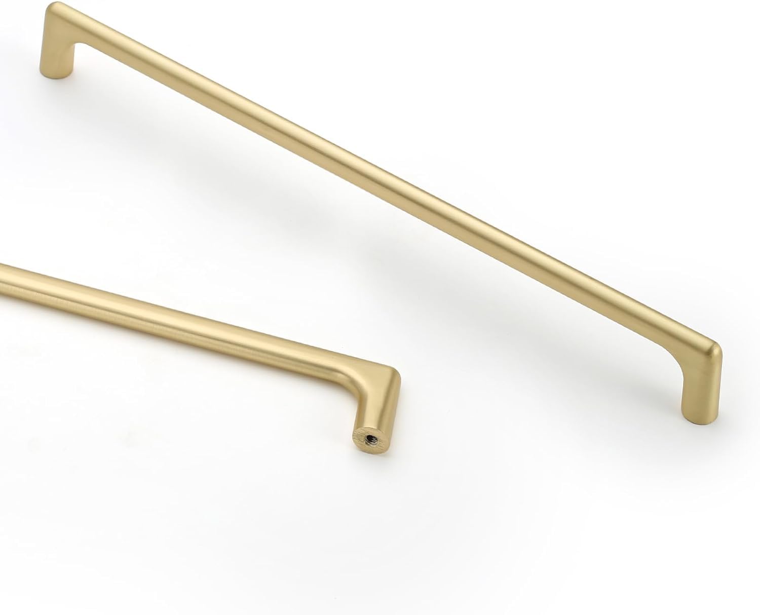 SYZOW Maniglie per Mobili da Cucina Ottone Spazzolato,6 Pezzi maniglie armadio Maniglie per Mobili da Cucina Maniglie Maniglie Cassetti 224mm