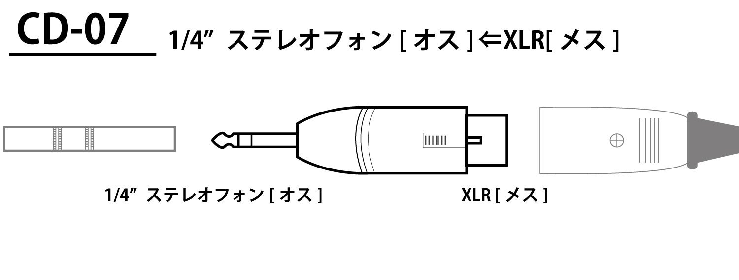 TECH 変換プラク XLR(メス)⇔ステレオフォン(オス) CD-07 w17b8b5 Amazon | TECH 変換プラク XLR(メス)⇔ステレオフォン(オス) CD-07