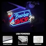 Zoom IMG-2 looklight barber shop neon sign Zoom IMG-2 looklight barber shop neon sign