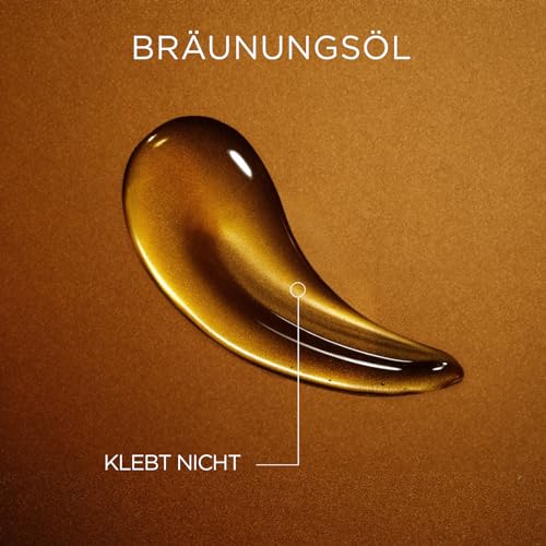 Garnier Bräunungsöl für vorgebräunte und dunkle Haut, Feuchtigkeitsspendendes Sonnenöl mit Kokosduft für intensive Bräune, Ambre Solaire Ideal Bronze, 1 x 200 ml 3
