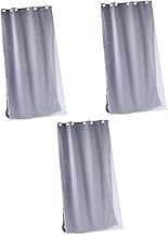 VOSAREA 3 Peças Cortinas Infantis Cortinas Cinza Escuro Cortinas Florais Cortinas Escurecimento Do Quarto Cortinas De Janela Sala De Estar Cortina De Café Cortinas Blackout Cortinas